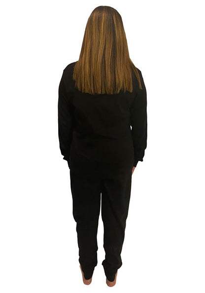 Skeleton 2 Piece Jogger Sleep Set for Women - US 6977