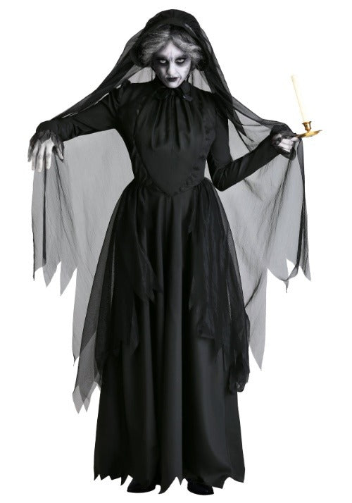 Lady in Black Ghost Costume - US 3959