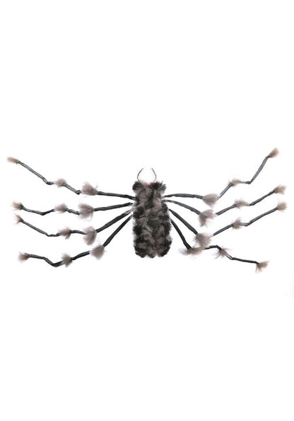 20-Inch Large Hairy Gray Spider Decoration - US 6949