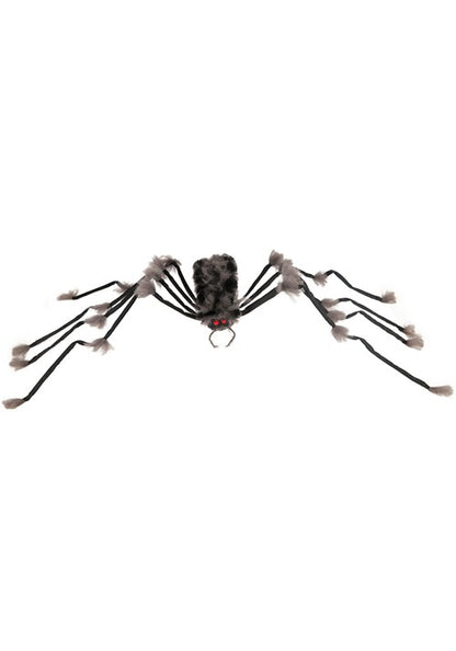 20-Inch Large Hairy Gray Spider Decoration - US 6949