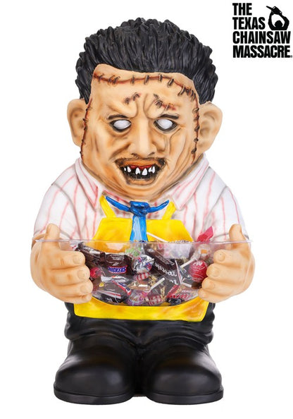 Leatherface Candy Bowl Holder Halloween Decoration - US 2652