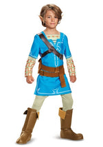 Legend of Zelda Breath of the Wild Boy's Dleuxe Link Costume - US 7341