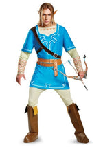 Men's Deluxe Legend of Zelda Link Breath of the Wild Costume - US 8396