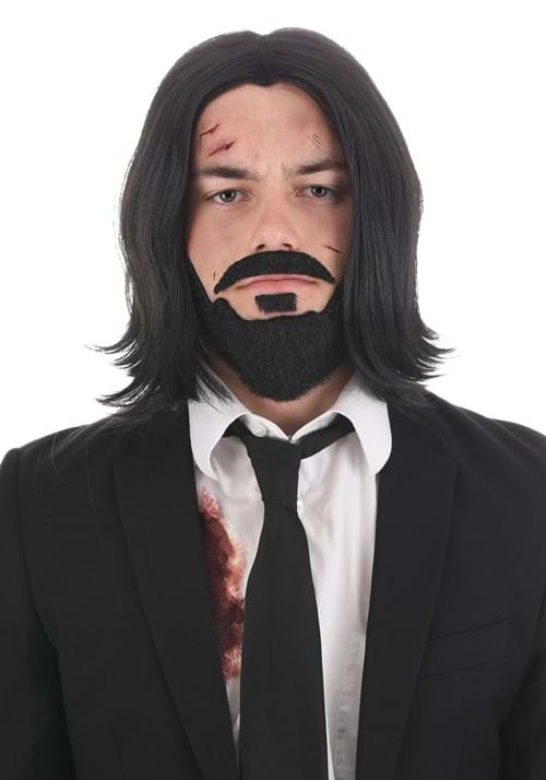 Legendary Hitman Men's Costume Wig and Beard - US 6845