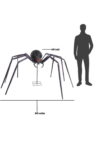 8.8FT Leggs the Giant Yard Spider Halloween Decoration - US 2691