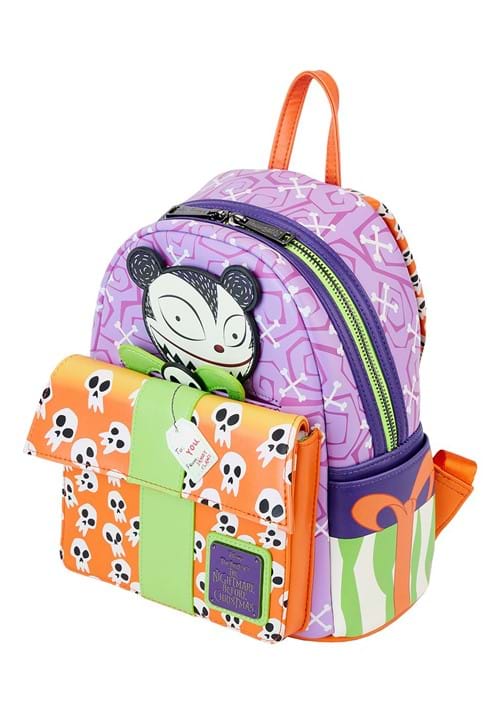 Loungefly Disney Nightmare Before Christmas Scary Teddy Present Glow Mini Backpack - US 9772