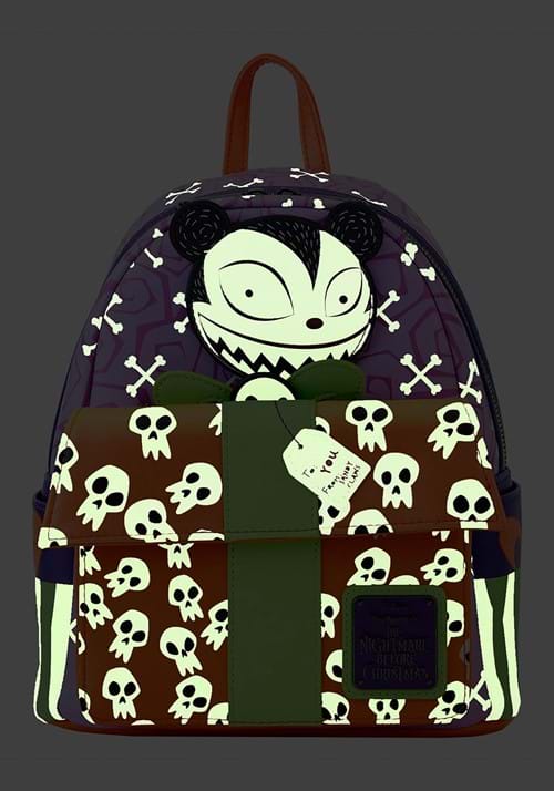 Loungefly Disney Nightmare Before Christmas Scary Teddy Present Glow Mini Backpack - US 9772