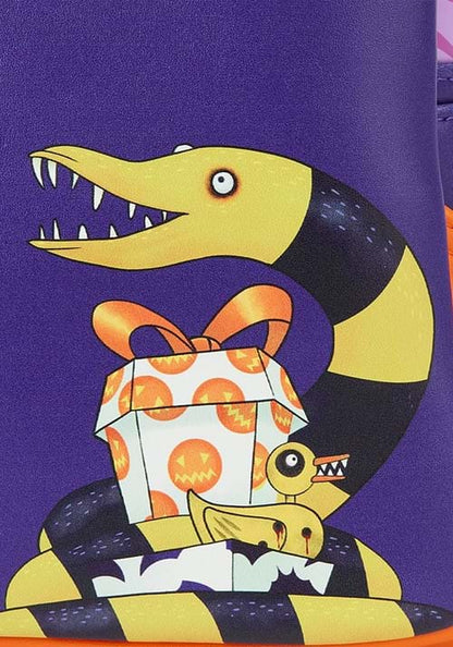 Loungefly Disney Nightmare Before Christmas Scary Teddy Present Glow Mini Backpack - US 9772