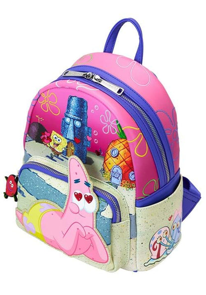 Nickelodeon Spongebob & Patrick Loungefly Mini Backpack - US 8698