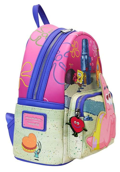Nickelodeon Spongebob & Patrick Loungefly Mini Backpack - US 8698