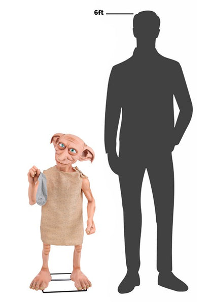 3.5FT Life Size Animated Harry Potter Dobby with Sock Decoration - US 2684