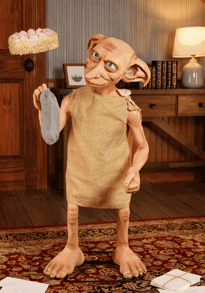 3.5FT Life Size Animated Harry Potter Dobby with Sock Decoration - US 2684