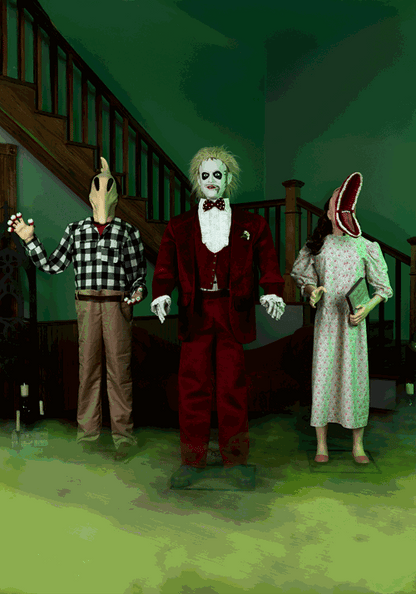 6FT Life-Size Animated Beetlejuice with 2 Outfits Decoration - US 3431