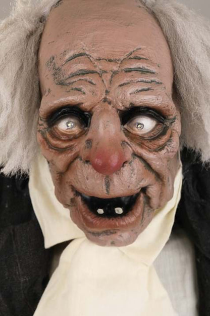 5FT Old Man Butler Greeting Animatronic Decoration - Scream Saver - US 3233