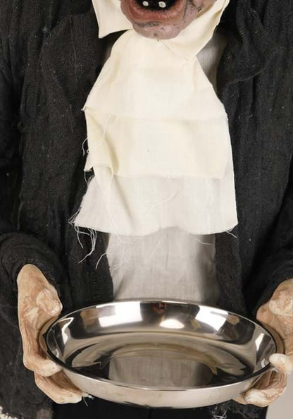 5FT Old Man Butler Greeting Animatronic Decoration - Scream Saver - US 3233