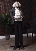 5FT Old Man Butler Greeting Animatronic Decoration - Scream Saver - US 3233