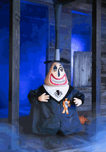 6FT Nightmare Before Christmas Life Size Mayor of Halloween Town Animatronic Decoration - US 5960