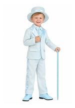 Toddler Blue Tuxedo Costume - US 6809