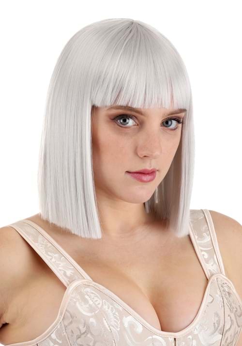Light Gray Bob Costume Wig for Women - US 8416