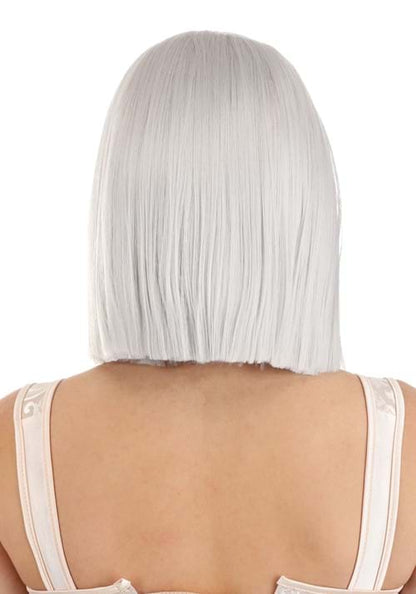 Light Gray Bob Costume Wig for Women - US 8416