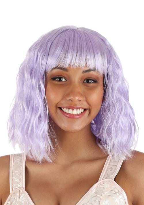 Light Purple Wavy Wig for Women - US 6407