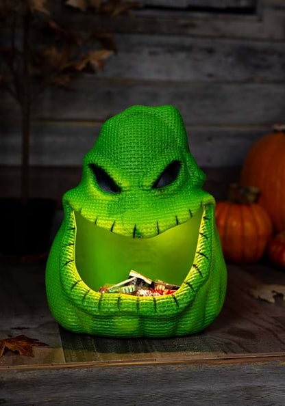 14-Inch Disney Oogie Boogie Light & Sound Candy Bowl Decoration - US 5877