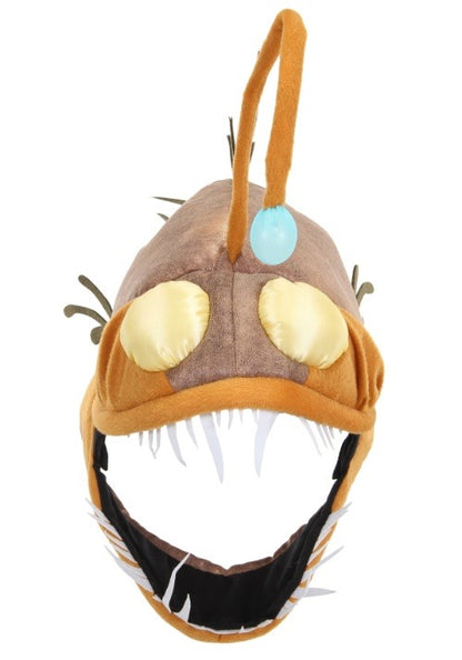 Light-Up Angler Fish Jawesome Costume Hat for Adults - US 7747