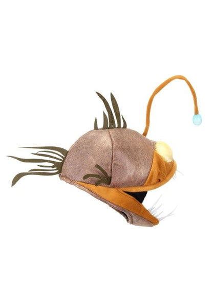 Light-Up Angler Fish Jawesome Costume Hat for Adults - US 7747