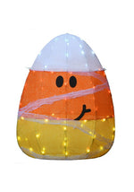 28-Inch Light Up Candy Corn Mummy Decoration - US 1311