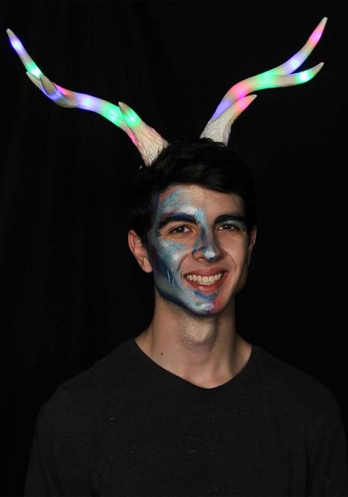 Light-Up Multicolor Deer LumenHorns Costume Antlers - US 0336