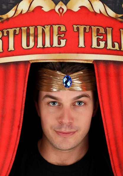 Light Up Fortune Teller Booth Costume for Adults - US 7763