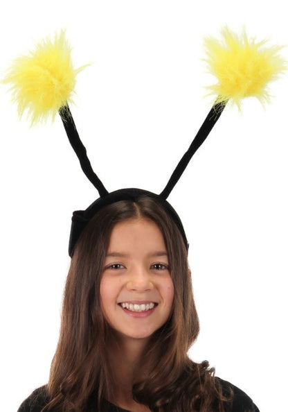 Light Up Pom Antennae LumenEars Costume Headband - US 6312