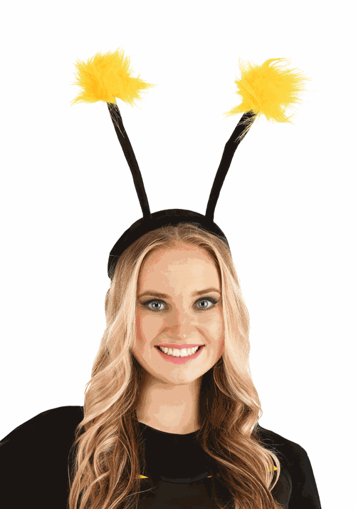 Light Up Pom Antennae LumenEars Costume Headband - US 6312