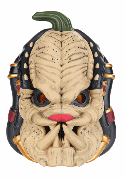 10-Inch Light Up Pumpkin Predator Halloween Decoration - US 6556