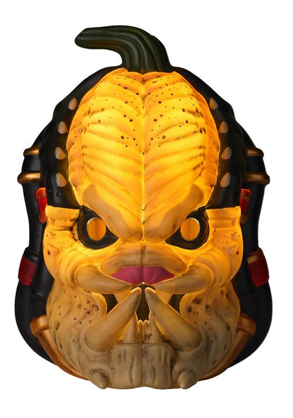 10-Inch Light Up Pumpkin Predator Halloween Decoration - US 6556