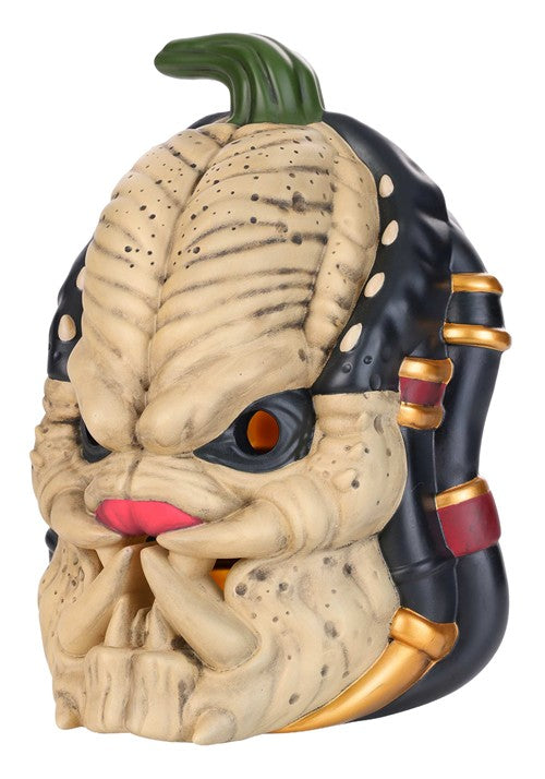 10-Inch Light Up Pumpkin Predator Halloween Decoration - US 6556