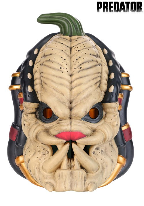 10-Inch Light Up Pumpkin Predator Halloween Decoration - US 6556