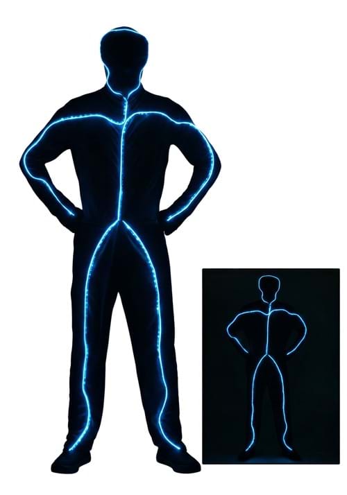 Light Up Stick Figure Adult Costume - US 5769