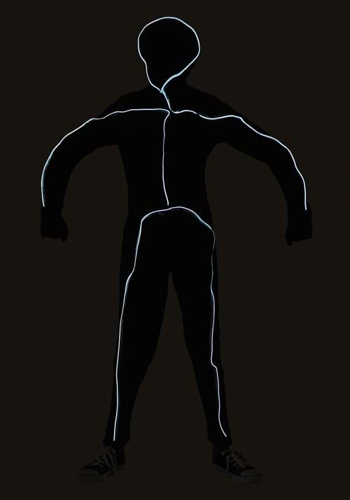 Kid's Light Up Stick Figure Costume - US 8740