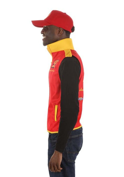 Pixar Lightning McQueen Crew Hat & Vest Costume Kit for Adults - US 6583
