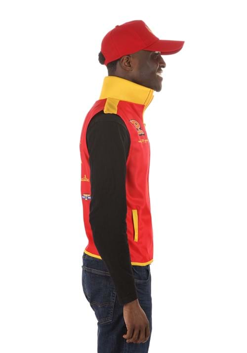 Pixar Lightning McQueen Crew Hat & Vest Costume Kit for Adults - US 6583