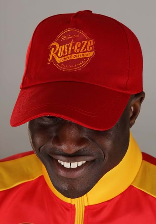 Pixar Lightning McQueen Crew Hat & Vest Costume Kit for Adults - US 6583