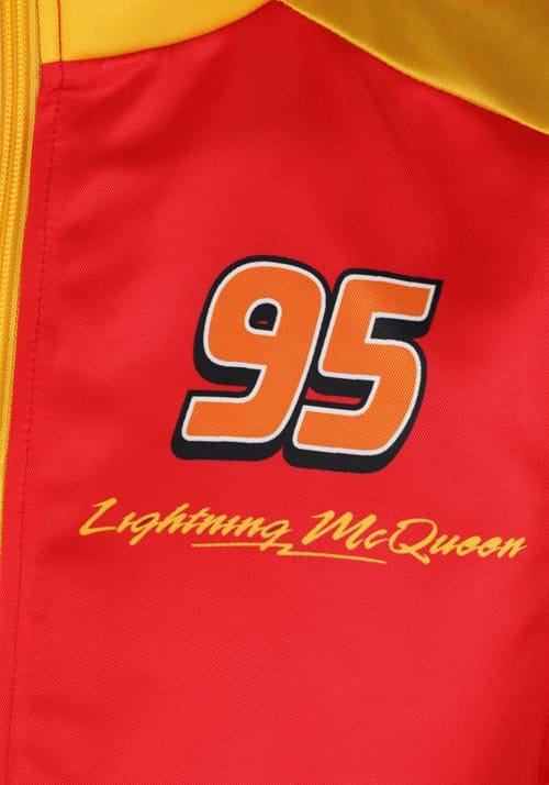 Pixar Lightning McQueen Crew Hat & Vest Costume Kit for Adults - US 6583