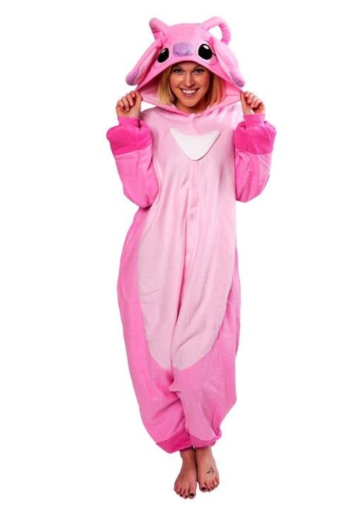 Lilo and Stitch Angel Kigurumi Adult Costume - US 4953