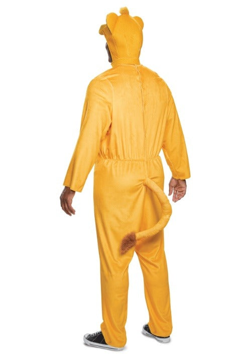 Lion King Animated Simba Jumpsuit Adult Costume - US 5861