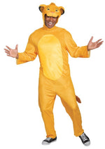 Lion King Animated Simba Jumpsuit Adult Costume - US 5861