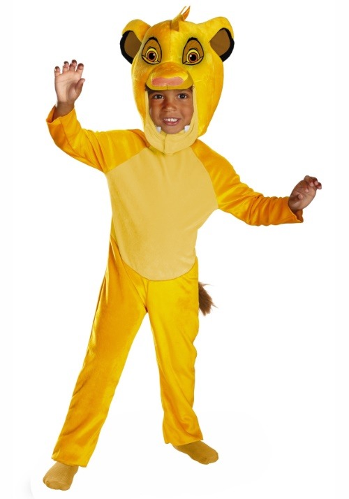Lion King Toddler Aniamted Simba Costume - US 0755