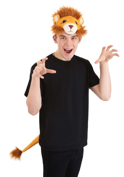 Lion Plush Headband & Tail Costume Kit - US 1112