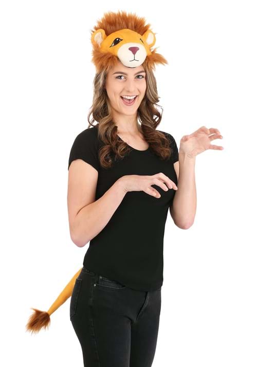 Lion Plush Headband & Tail Costume Kit - US 1112