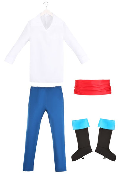 Plus Size Deluxe Little Mermaid Prince Eric Men's Costume - US 7749